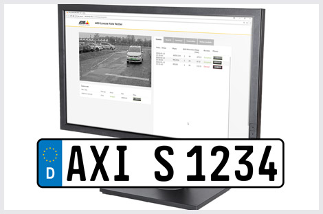 Axis License Plate Identifier