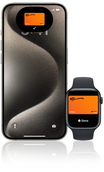 Gallagher Apple Wallet